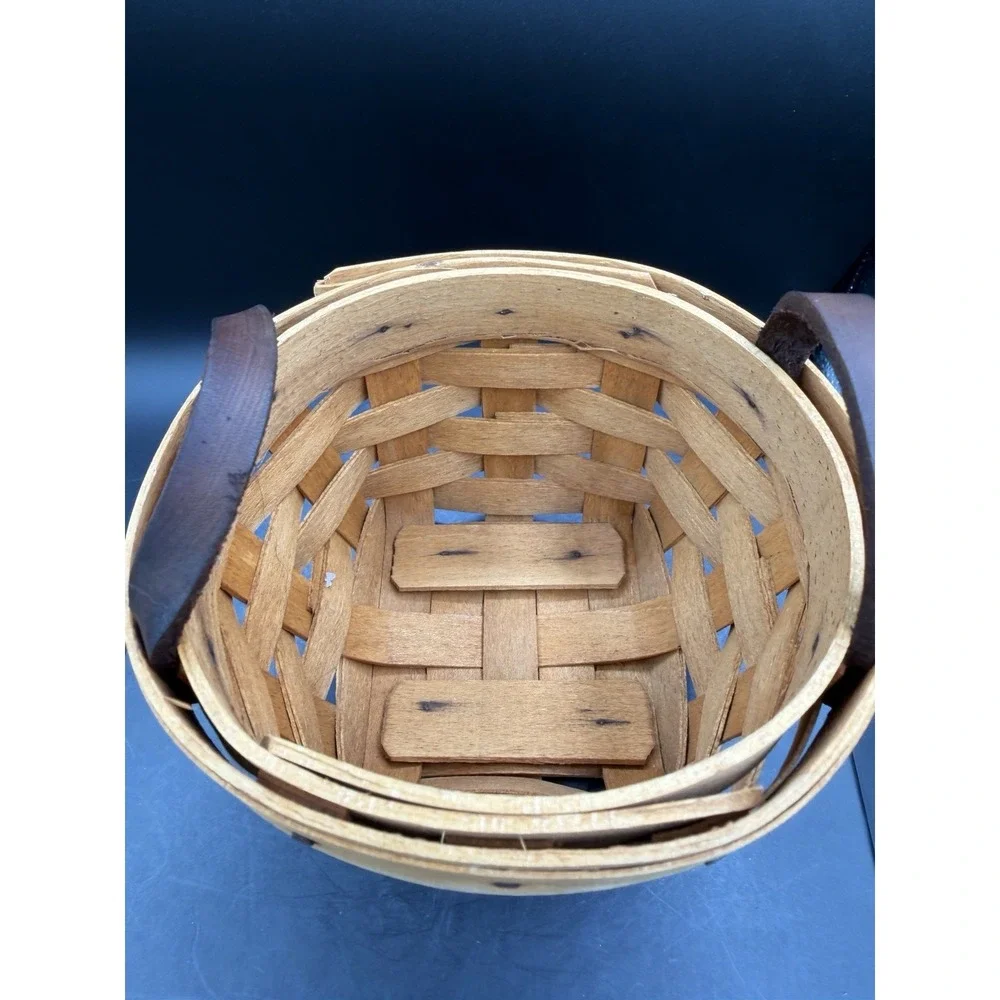 🧺🌿 Longaberger 1995 Thyme / Booking Basket 🌿🧺